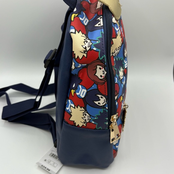 My hero academia All Might character mini backpack brand new bioworld Funimation - Picture 3 of 11